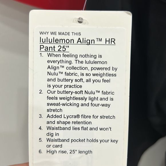 Brand New lululemon Align 25” HW Leggings - Picture 3 of 7